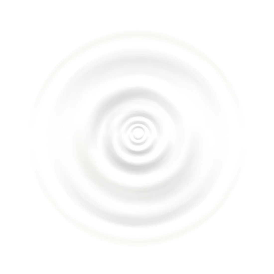 Concentric ripples spreading out from a single point on still water.